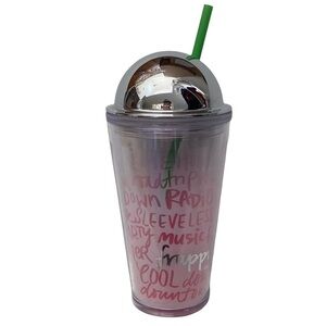 Starbucks Dome Lid with Straw Frappuccino Cold Beverages 16 oz